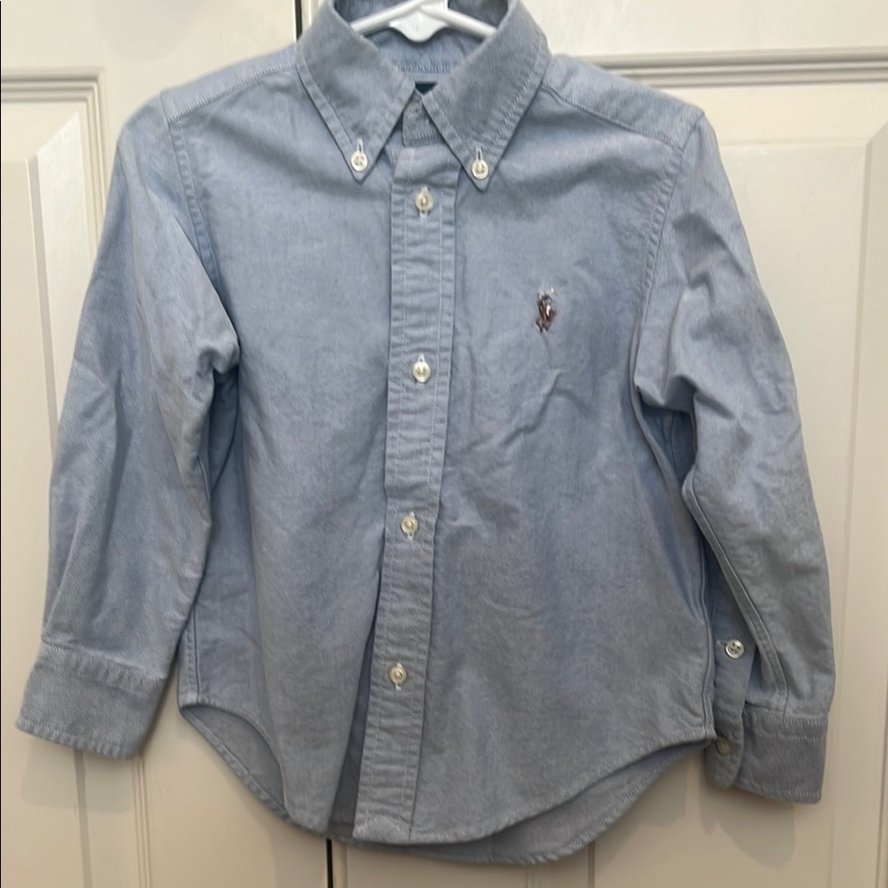 Polo by Ralph Lauren Blue Classic Button Down Shirt